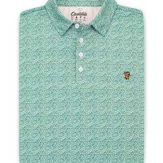 Youth Caddie Greens Performance Polo