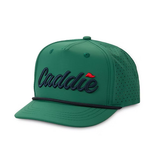 Youth Caddie Golf Performance Rope Hat -Green / Navy