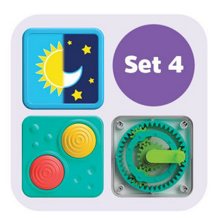 Play Tab Modular Activity Board Tiles- Sensory Set 4