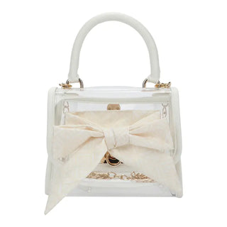 The Perfect Bow Bag - White