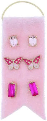 Jane Marie Valentine Earrings Trio Set