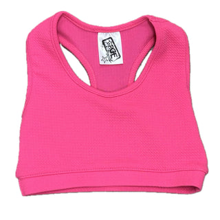 Solid Sports Bra - Neon Pink