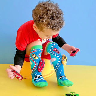 Madmia Crazy Socks - Racing Cars (Ages 6-99)