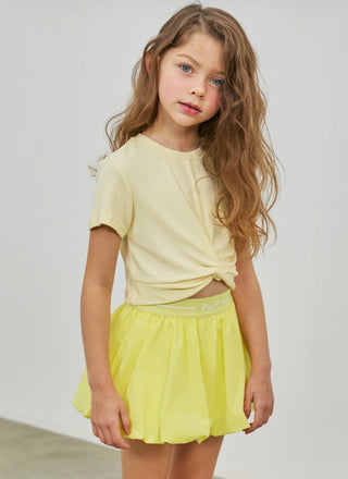 Parfum de Fit Court Bubble Skirt - Citrine