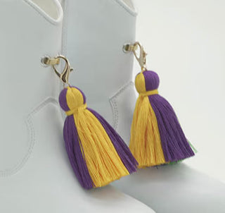 Purple & Gold Replacement Boot Tassel