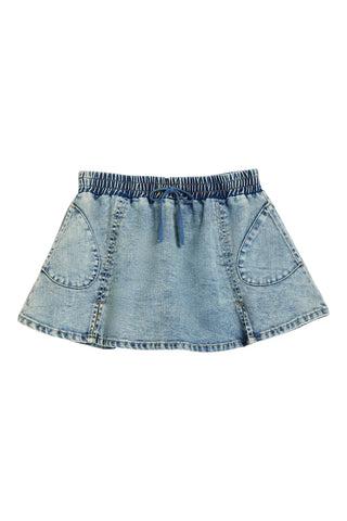 Tractr Skater Skort Indigo