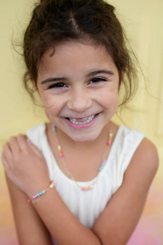Great Pretenders Boutique Chic Golden Rainbow Bracelet
