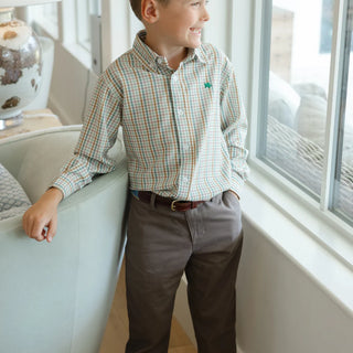J. Bailey Roscoe Button Down Shirt - Acorn