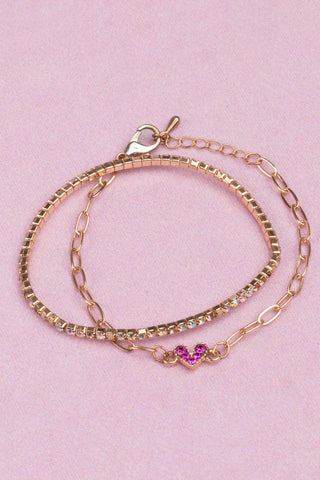Great Pretenders Boutique Chic Linked With Love Bracelet
