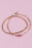 Great Pretenders Boutique Chic Linked With Love Bracelet