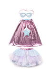 Super Duper Tutu/Cape/Mask Set - Pink/Blue