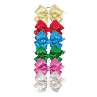 Wee Ones King Hologram Grosgrain Overlay Bow