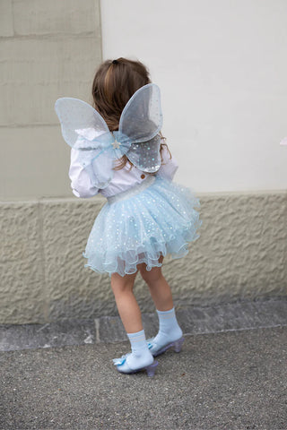 Iridescent Celestial Fairy Wings, Tutu, & Wand Set