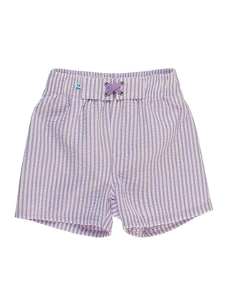 Lavender Seerssucker Trunks