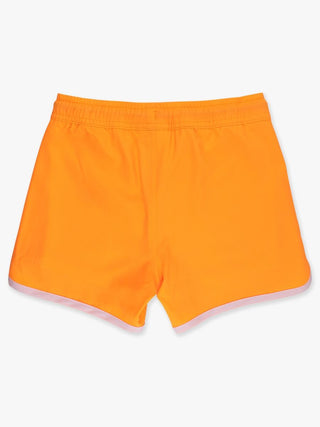 Performance Hybrid Dolphin Hem Swim Trunks - Neon Orange