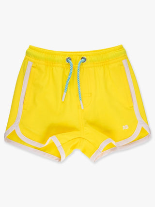 Performance Hybrid Dolphin Hem Swim Trunks - Neon Yellow