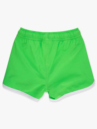 Performance Hybrid Dolphin Hem Swim Trunks - Neon Lime