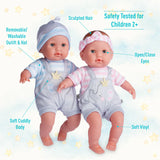 Berenguer Boutique 15" Soft Body Twin Baby Dolls