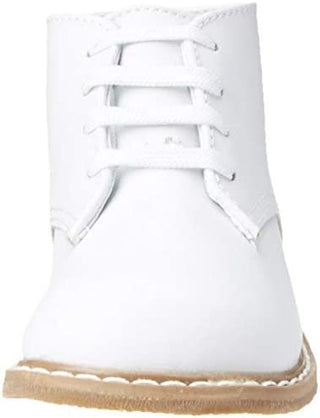 Baby Deer Lee Leather Boots-White
