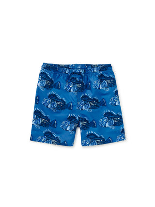 Mid length Swim Trunks - Scorpion Fish