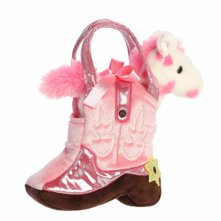 Aurora Fancy Pals 7.5" Giddyup Boot Pink