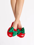 Shiraleah Noelle Slippers Red