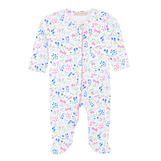 Baby Club Chic Spring Dream Zipped Footie w/ Ruffles