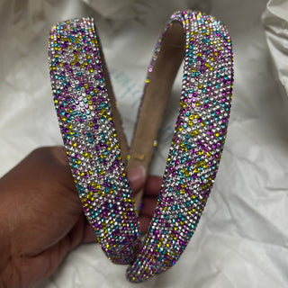 Bari Lynn Thin Fully Crystallized Headband