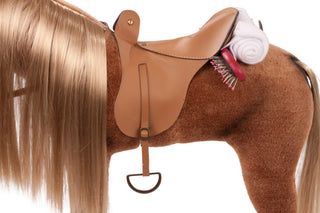 Götz Brown Beauty pony saddle detail