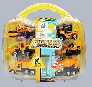 Alloy Car Set in Acrylic Carry Case