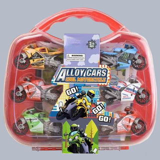 Alloy Car Set in Acrylic Carry Case