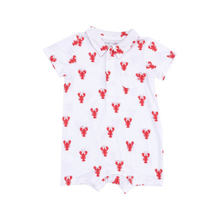 Angel Dear Polo Shortie - Lobster Bamboo