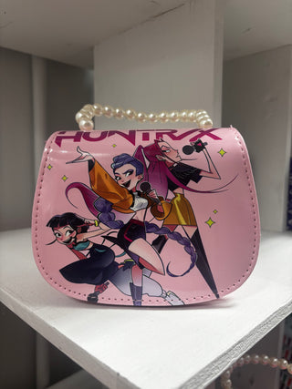 K-Pop Demon Hunters Purse W/ Pearl Handle (Assorted)