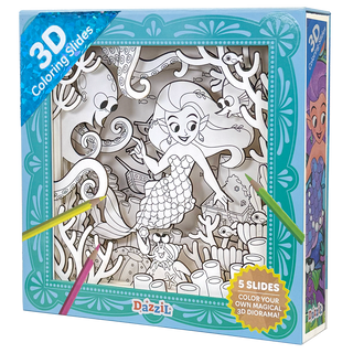 NOVA 3-D Coloring Mermaid