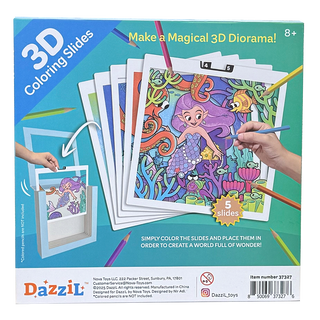 NOVA 3-D Coloring Mermaid