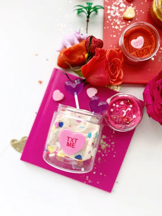 Play Dough Mini Jar - 4.8oz. Valentine's Candy Hearts Dough