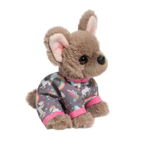 Deedee French Bulldog Mini Pup with Unicorn Pajamas