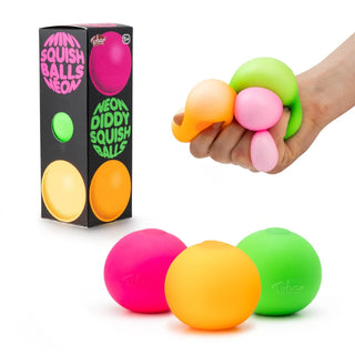 Scrunchems Neon Diddy Squish Balls- 3PK