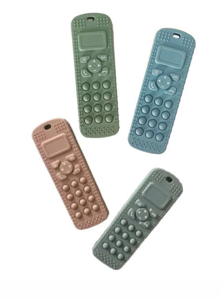 Three Hearts Telephone Silicone Pop It Teether