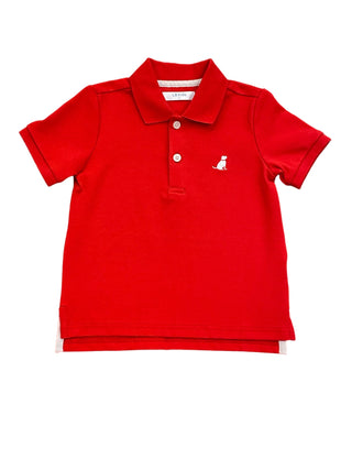 Lulu Bebe Kids Blake Polo - Red