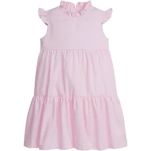 Little English Tiered Charleston Dress - Pink