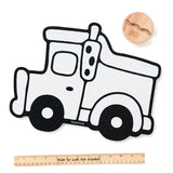 Doodleface Eraseable Crayon Board Dump Truck
