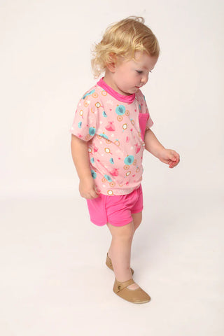Southern Slumber Pink Princess Short Set