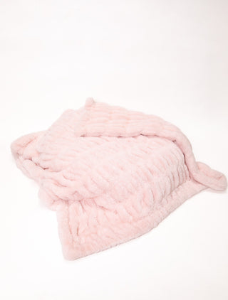 Bei Bei Thank Heaven for Little Girls faux fur blanket, additional view