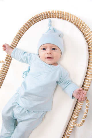 Bei Bei 3-piece bamboo set in breezy blue