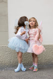 Iridescent Celestial Fairy Wings, Tutu, & Wand Set