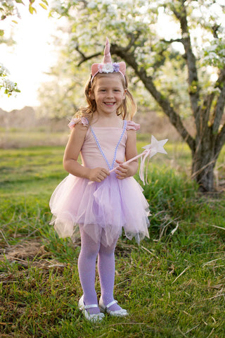 Great Pretenders Shimmer Unicorn Dress & Headband Set