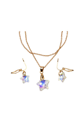 Great Pretenders Boutique Chic Holographic Star Necklace Set