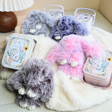 Mystery Tin Bao Bunny Furry Kawaii Plush Keychain