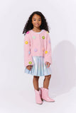 Lola and the Boys 3D Rainbow Daisy Cardigan